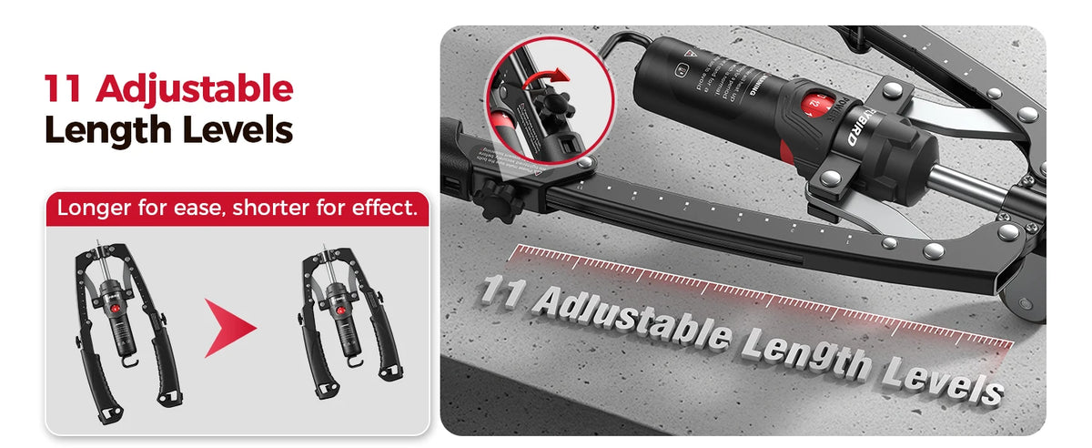 FED Fitness 3-in-1 Arm Trainer & Ab Roller | 15-Level Hydraulic