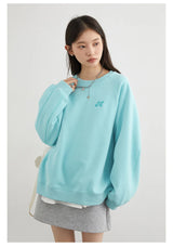Women's Embroidered Raglan Sweatshirt