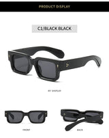 Retro Square Sunglasses – UV400 Luxury Shades