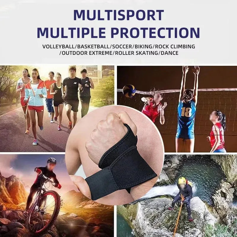 1PC Adjustable Knit Wristband – Soft Sports Wrist Guard & Injury Recovery Wrap