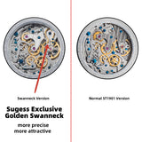 Sugess Chronograph Watch for Man ST19 Swanneck Movement Mechanical Wristwatches Sapphire Crystal Pilot Military Racing Clock New