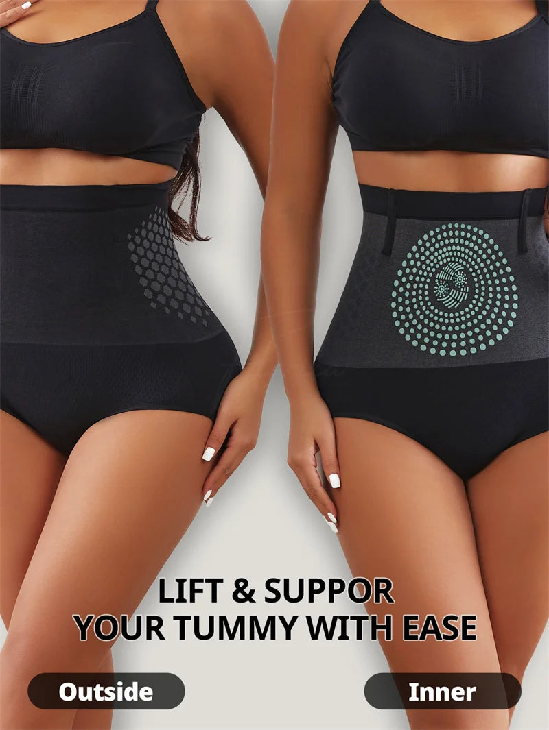 Flarixa High Waist Tummy Control Shapewear – Butt Lifting Seamless Panties