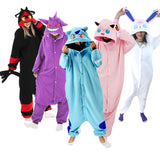 Pokemon Kigurumi Onesie Snorlax Eevee Squirtle Gengar Pijama Cosplay Costume Halloween Adult Anime Umbreon Pajamas