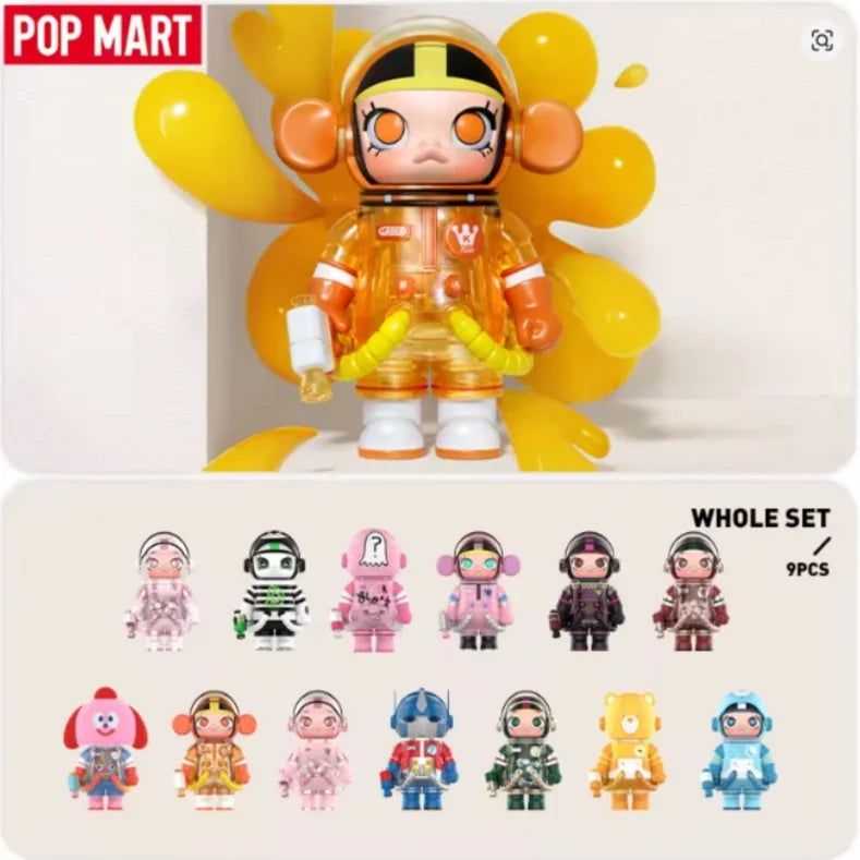 POP MART MEGA SPACE MOLLY 100% Series 4 Blind Box Guess Bag Mystery Box Toys Doll Cute Figure Desktop Ornaments