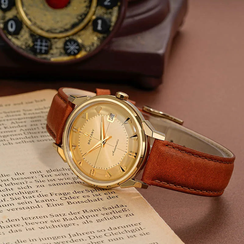 BALTANY 36mm Pie-Pan Constellation Automatic Watch