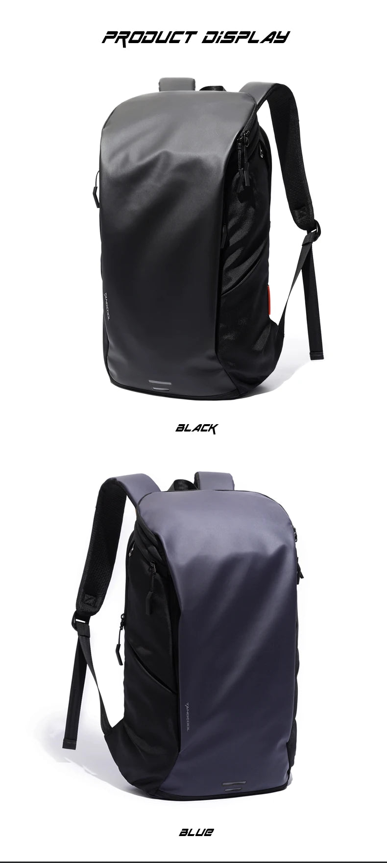 TANGCOOL Men Backpack Large Capacity 17 Inch Laptop Business Work Travel Backpack for Male Women Schoolbag