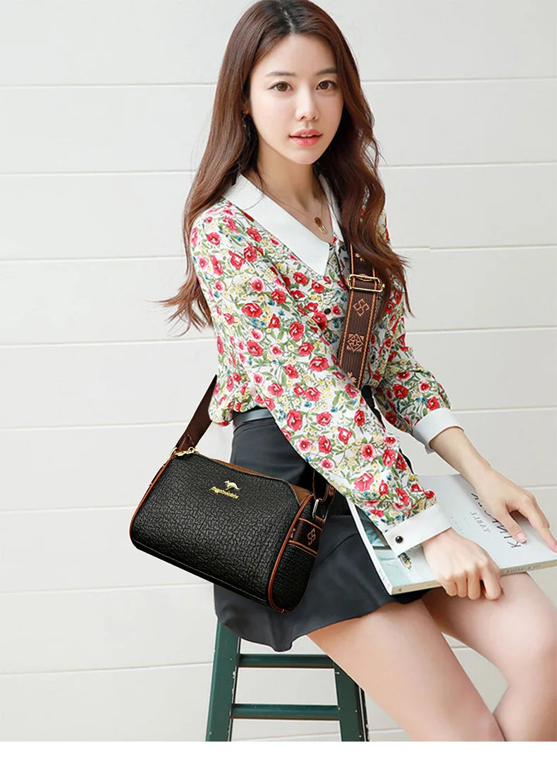 Women's Soft Leather Pillow Bag, Stylish Versatile Large Capacity Handbag Shoulder Crossbody Bag for Women Daily, Work, Outings