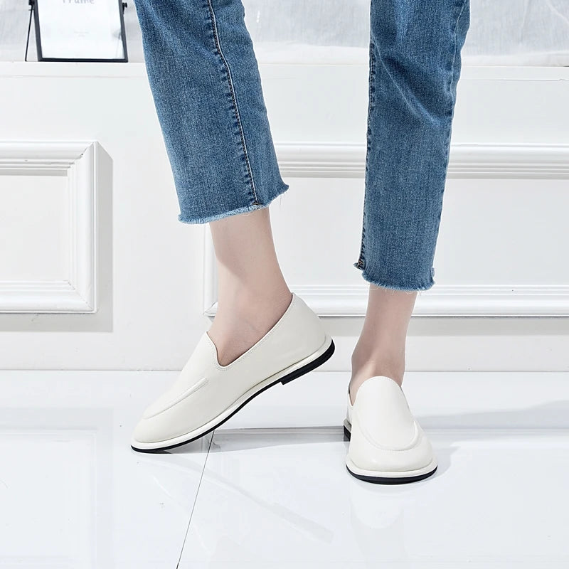 AIYUQI Women's Genuine Leather Ballet Flats
