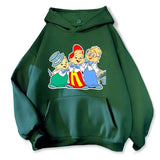 2026 Fashion Neutral Casual Sports Men's and Women's Hoodies Alvin Chipmunk Halloween Men's and Women's Hoodies Trendy Clothing
