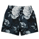 Rose Embroidered Hip Hop Shorts