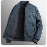 Men's Quilted Stand-Collar Zip Jacket | Warm & Relaxed Fit