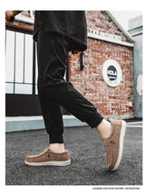 Men Casual Shoes Slip on Canvas Loafers Comfortable Walking Flats for Man Non Slip Soft Moccasins Sneakers Summer loafers