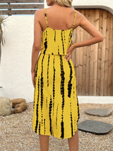 Summer Spaghetti Strap Flowy Dress