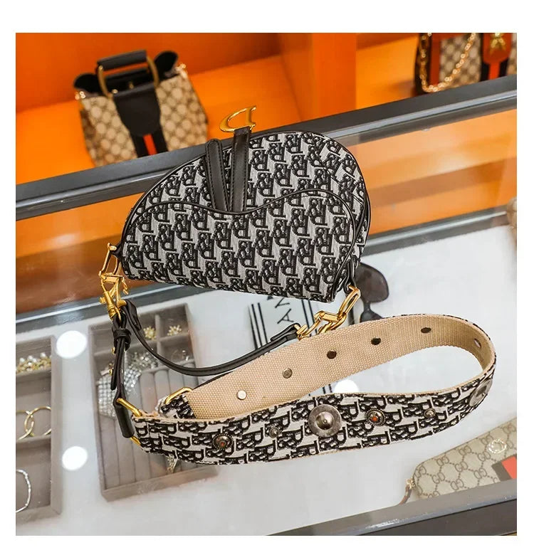 Luxury Microfiber Leather Multi-Way Clutch