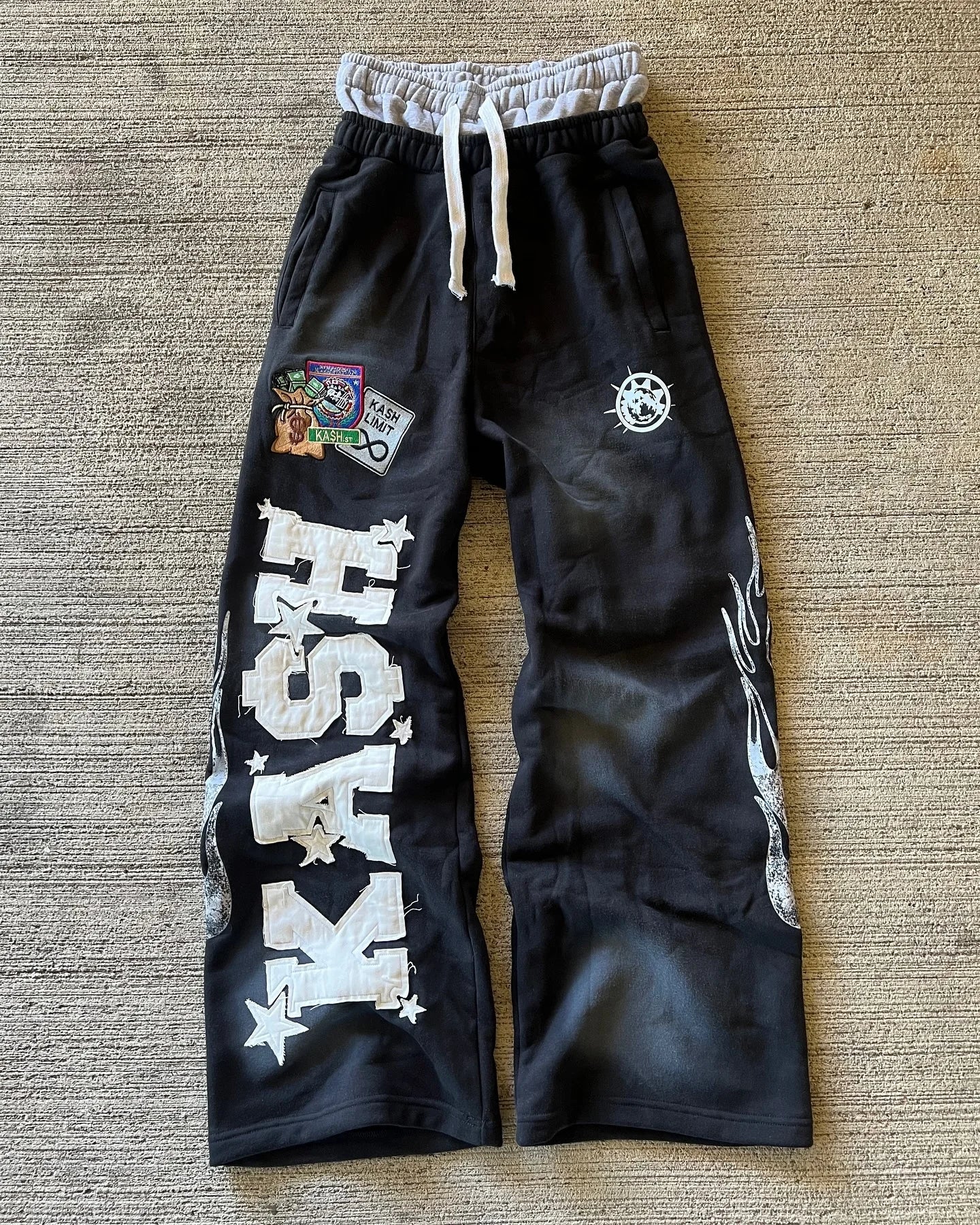 Retro Gothic Y2K Hip Hop Sweatpants