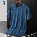 Men and Women's Breathable Camping Tee Shirt, Basic Sports Tops, Male and Female T-Shirts, Drop Shipping, Size Up to 8XL, Summer
