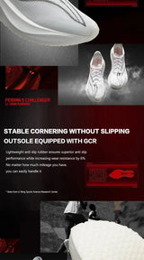 Li-Ning Women's FEIDIAN 5 CHALLENGER Racing Running Shoes CARBON-FIBER PLATE BOOM Cushion LiNing Professional Sneakers ARMV002