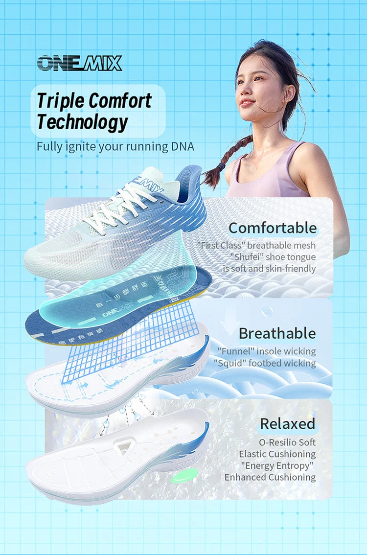 Onemix Wind Wings Breathable Running Shoes | Unisex