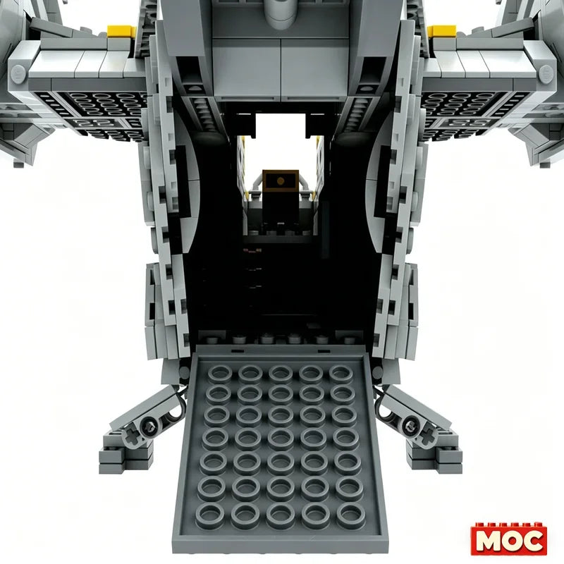 2026 NEW 930PCS MOC Razor Crest MOD Diy Set Modification Wars Starship Building Blocks Educational Toy Christmas Xmas Gifts