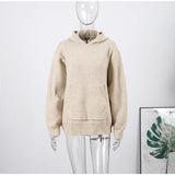 Women's Relaxed Hooded Pullover Sweater