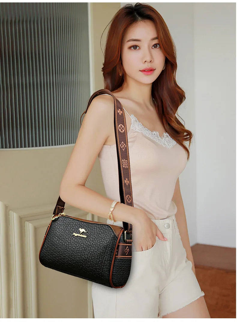 Women's Soft Leather Pillow Bag, Stylish Versatile Large Capacity Handbag Shoulder Crossbody Bag for Women Daily, Work, Outings