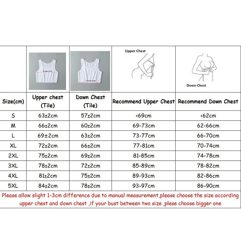 USA-Made Breathable Side-Buckle Mesh Chest Binder – Lightweight Summer Tank Top