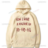 Now I Have A Machine Gun Die Hard Mclane Naktomi Plaza Unisex Jumper Sweater Men Women New in Hoodies & Sweatshirts Pullover