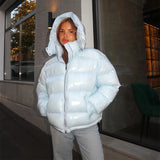Women’s Hooded Puffy Cotton Jacket