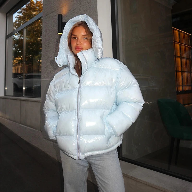Women’s Hooded Puffy Cotton Jacket