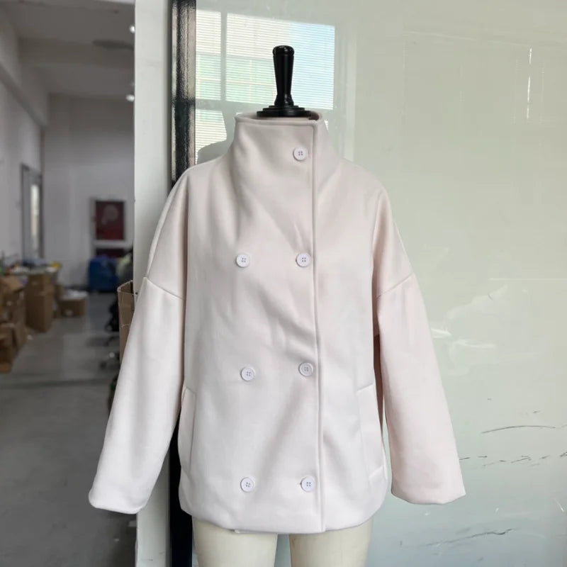 Women's Stand Collar Zip Jacket – Autumn/Winter