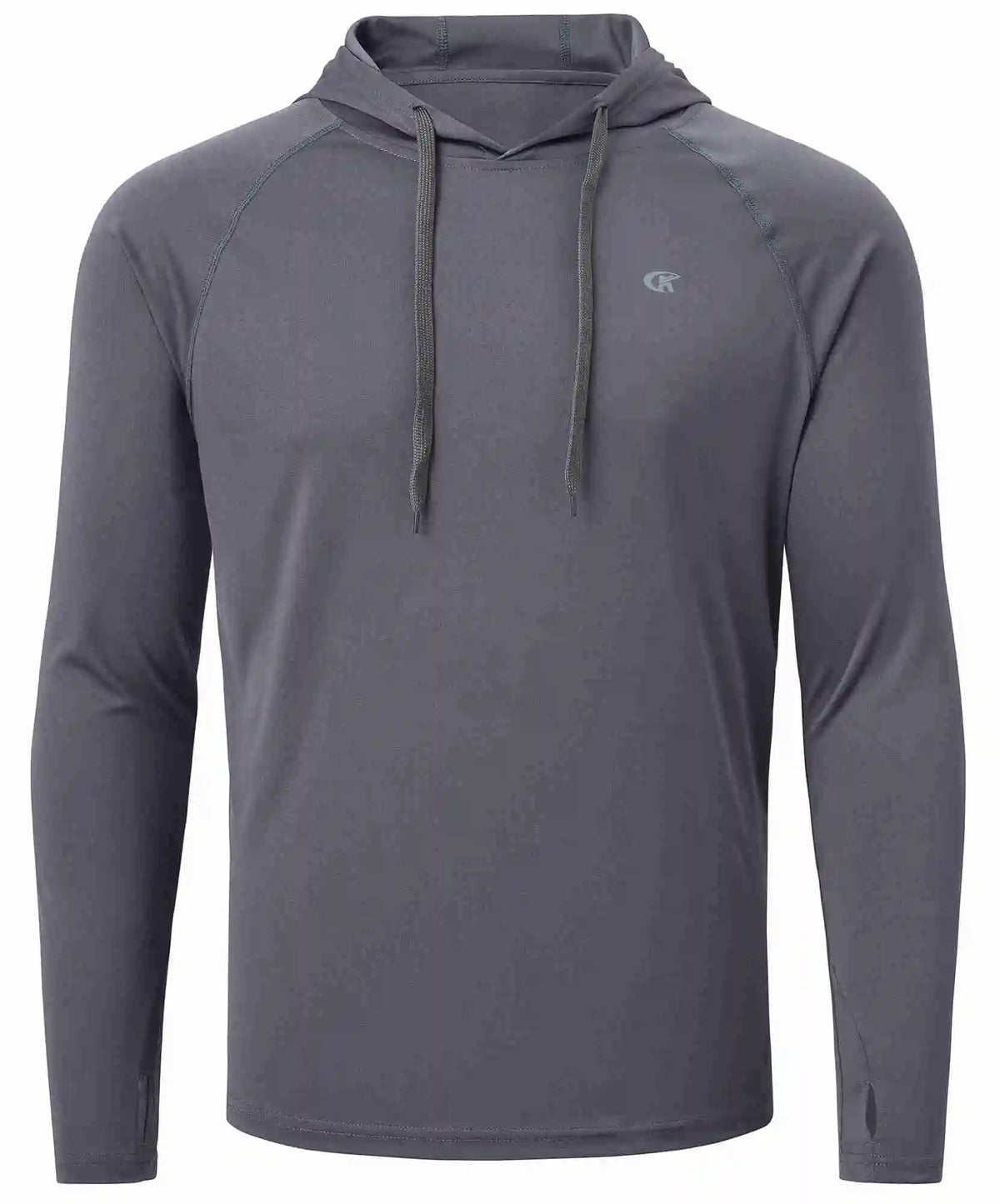 Summer Men's Long Sleeve UPF 50+ Hoodie T-Shirts, Rash Guard Quick Dry T-shirt Outdoor Sport Running Pullover