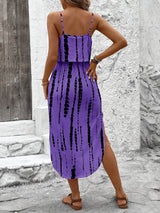 Summer Spaghetti Strap Flowy Dress