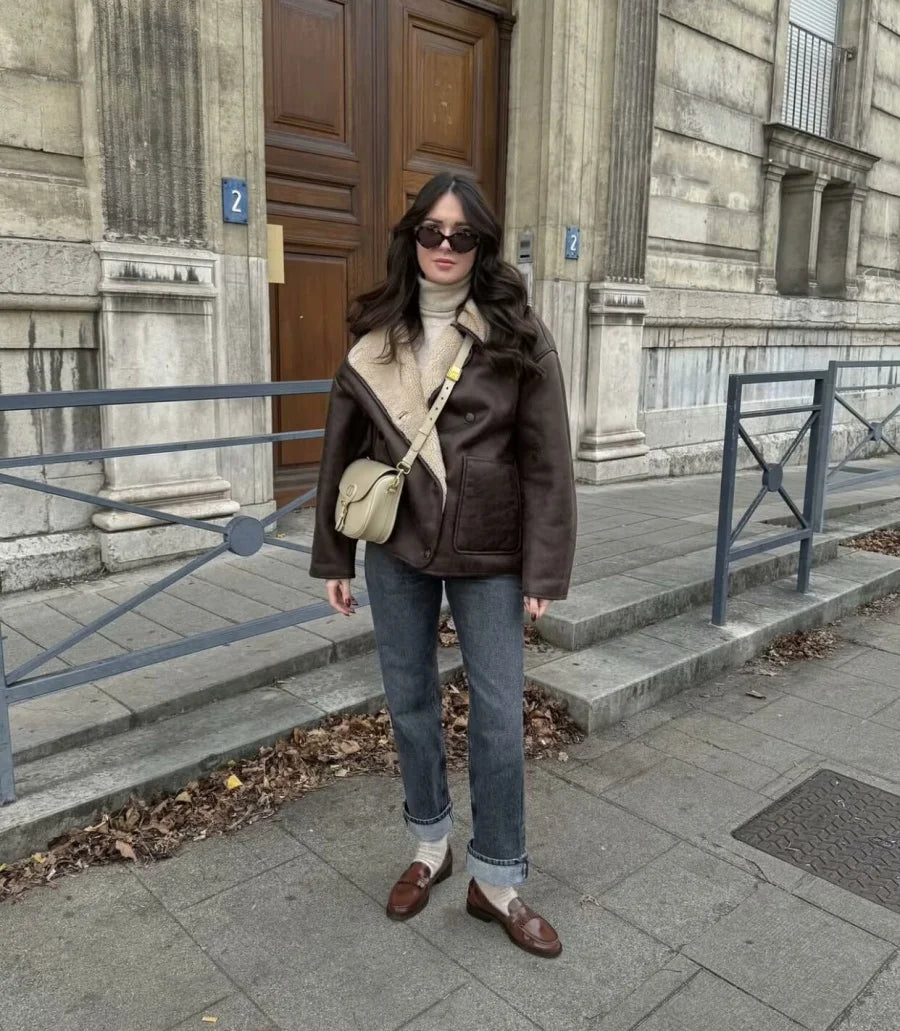 Women’s ZW Series Oversized Long-Sleeve Warm Coat