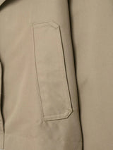 Classic Lapel Double-Breasted Short Trench