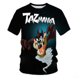 3D Anime Animal Print T-Shirt