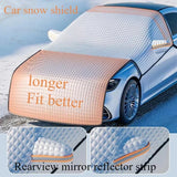 All-Weather Half Car Cover – Windshield & Roof Protection