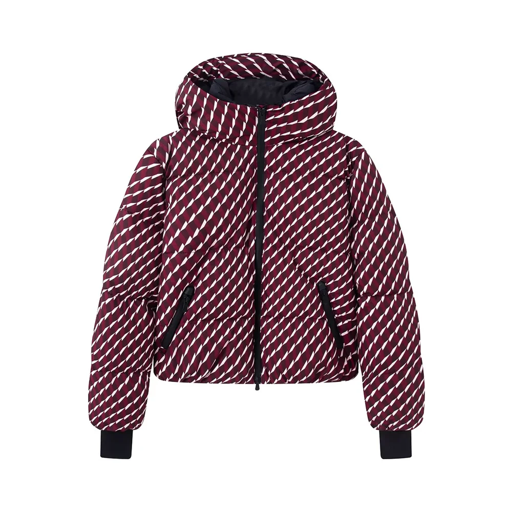 Gemini said Hooded Down Jacket & Flare Pant Set