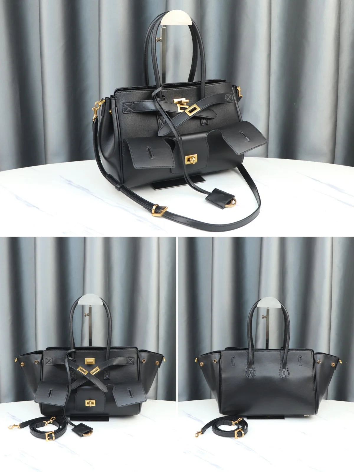 Genuine Cowhide Leather Tote Top Women's Bag Large-Capacity Neutral Motorcycle Wing Underarm Messenger Bag for Ladies 2025