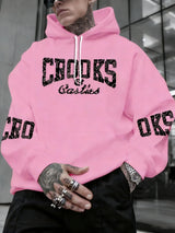 Men's Crooks & Castles Hooded with Iconic Print - Loose Fit Streetwear Hoodie, Slight Stretch Fabric, Machine Washable Winter