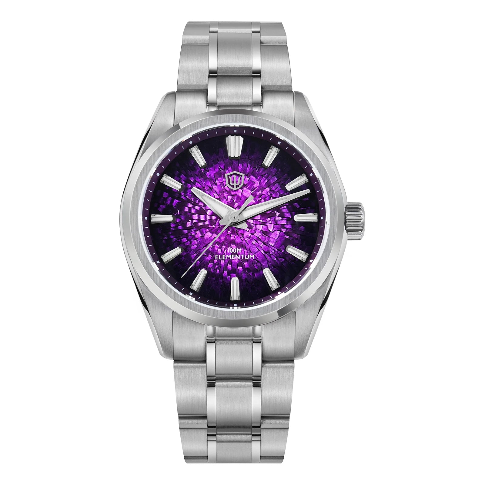Watchdives WD0003C 38mm Men Watch VH31 Sweep Seconds Quartz Movement Sapphire Ice Crack Dial Luminous 10Bar Waterproof Watches