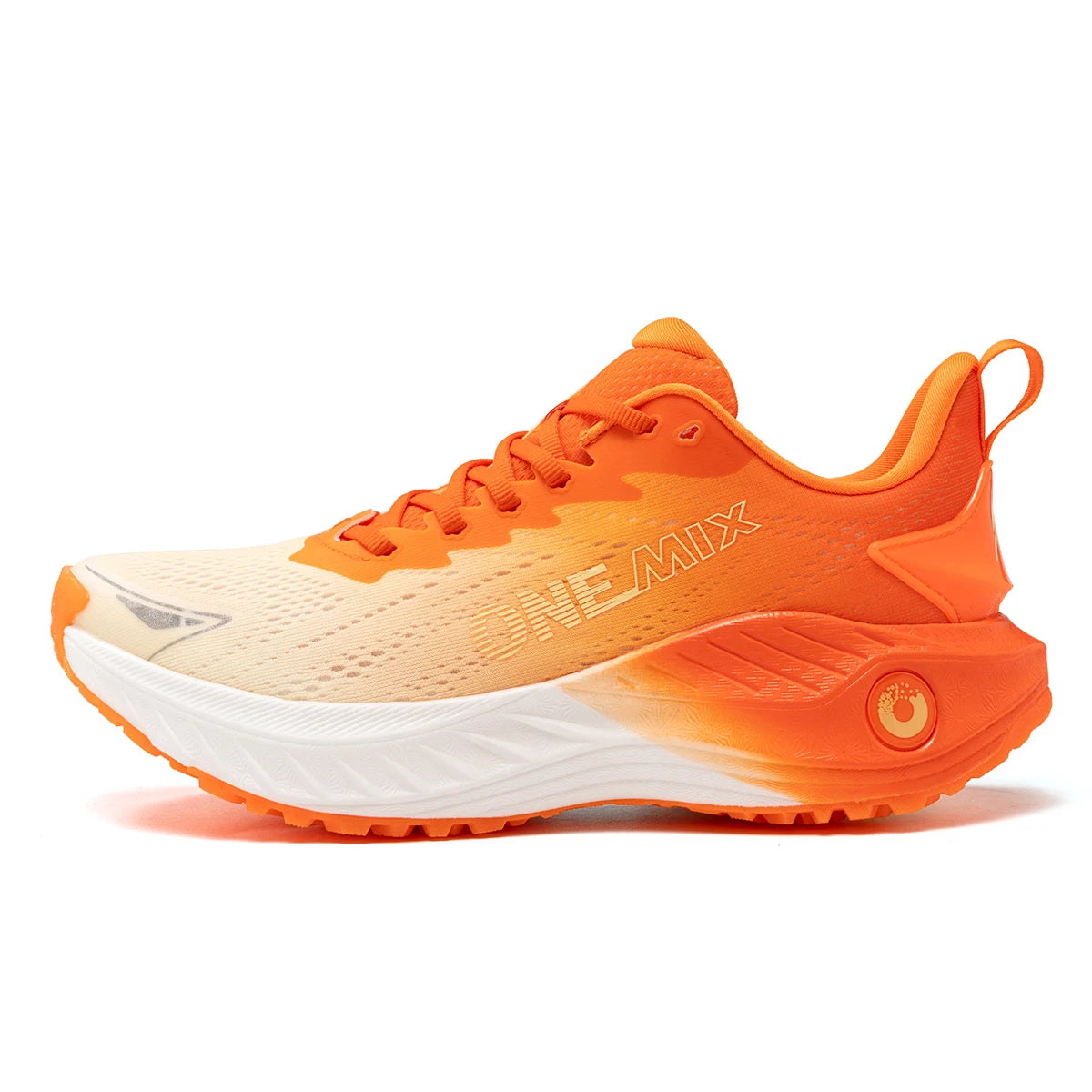Onemix NEW Male Racing Breathable Cushioning Non-Slip Sneakers Mesh Breathable Shock Rebound Lightweight Fitness Shoes