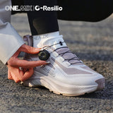 ONEMIX Outdoor Running Sneakers Men Elastic Trail Shoes Lightweight Breathable Women Sneakers Couple Casual Waterproof Shoes