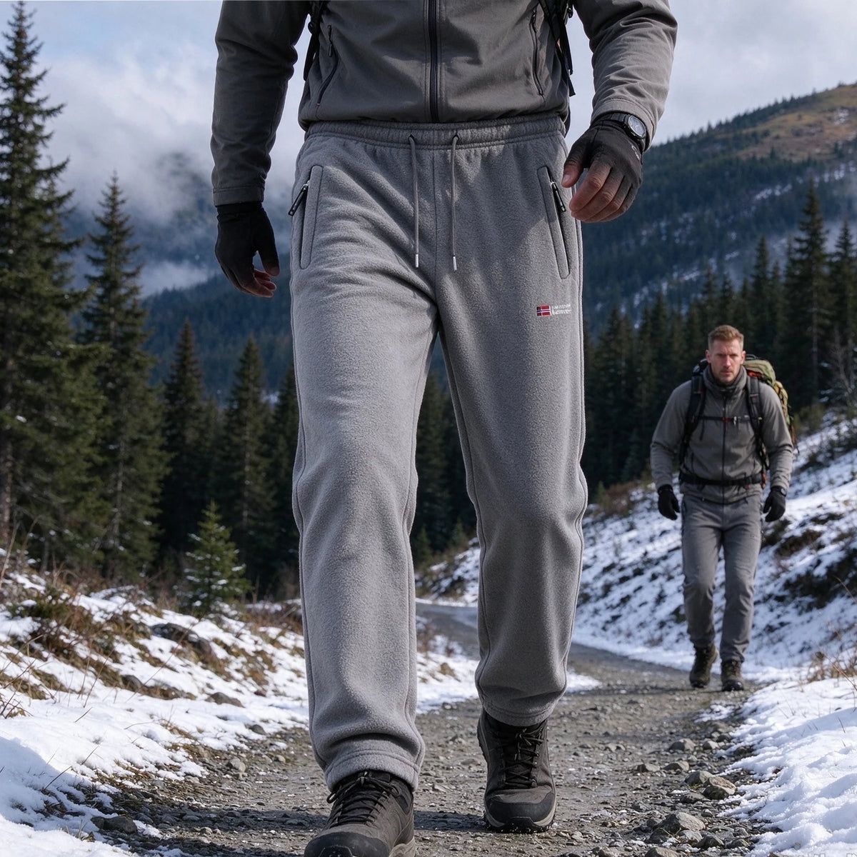 Polar Fleece Drawstring Winter Sweatpants