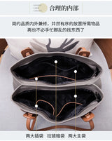 Genuine Leather Tote Bag Luxury Designer Women's Shoulder Bag Large Capacity Women Bags High Quality Soft Cowhide Female Handbag