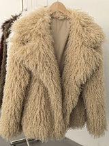 Plush Faux Fur Winter Coat