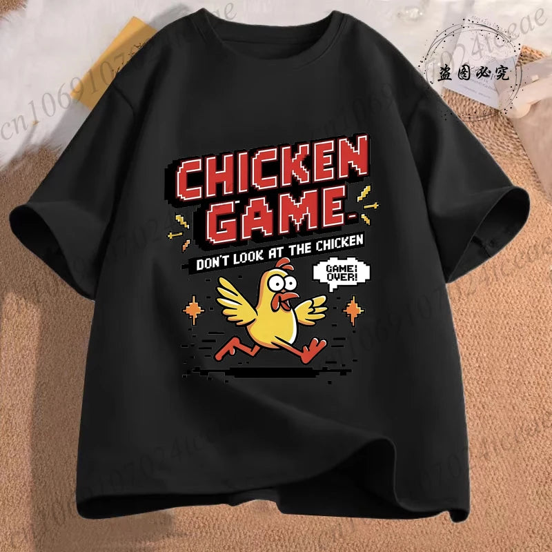 Chicken Game Graphic Tee – Funny Unisex T-Shirt
