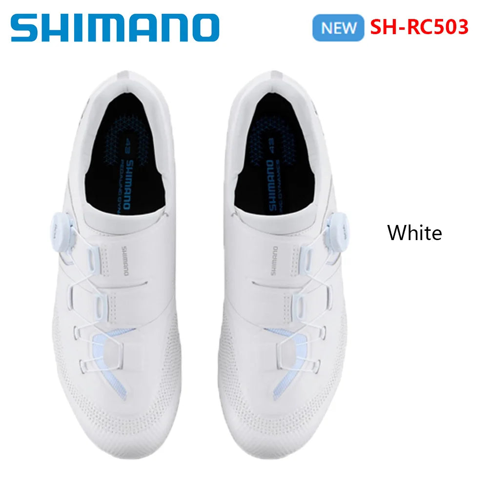 Shimano RC502 RC503 Road Bike Lock Shoes RC5 RC500 RC502 Carbon Fiber Sole Road Bike Self-locking Riding Shoes Locking Shoes