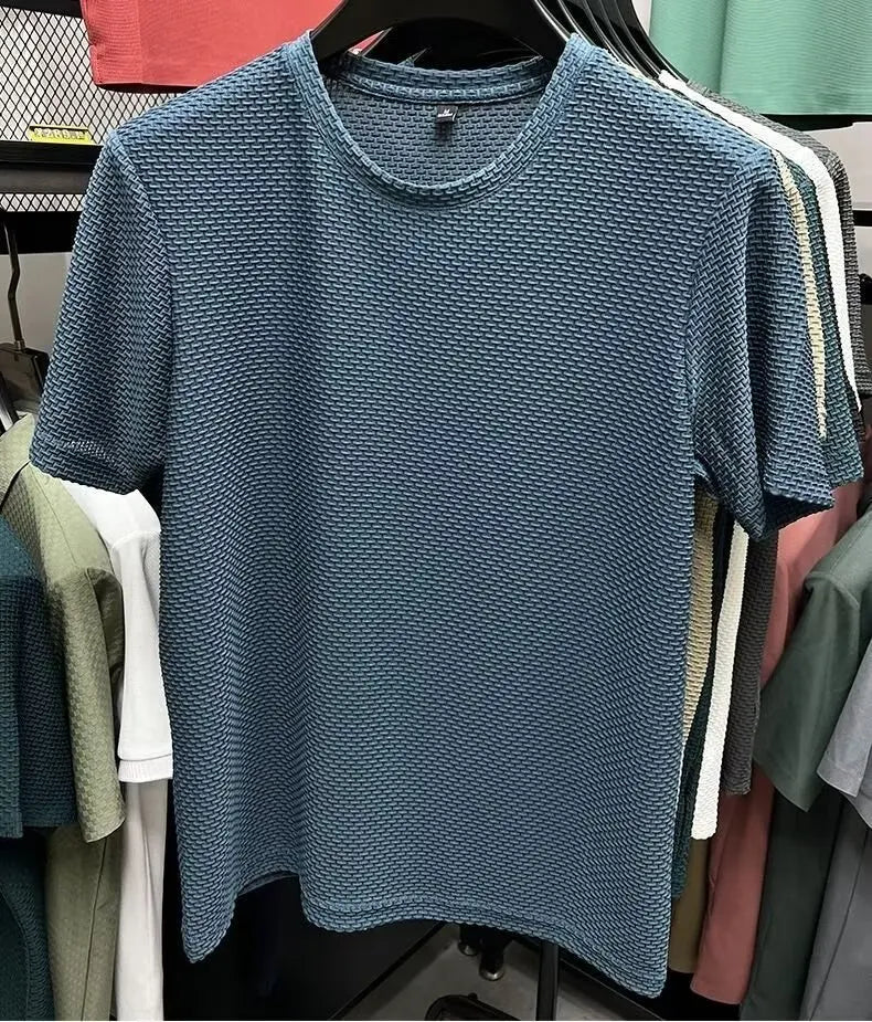 Men's Breathable Mesh T-Shirt | Short Sleeve