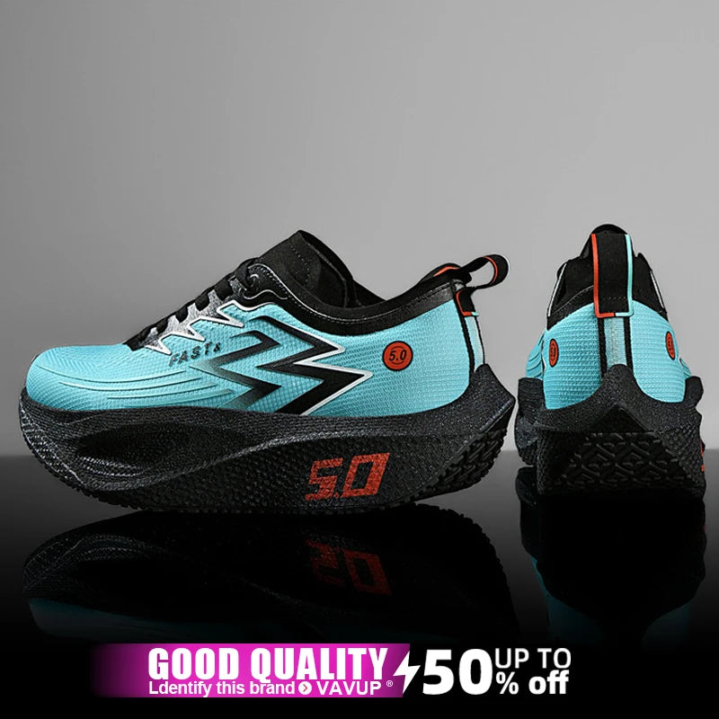 Marathon Men Running Shoes Carbon Board Speciality Sports Breathable Lightweight Women's Athletic Nonskid Elasticity Sneakers