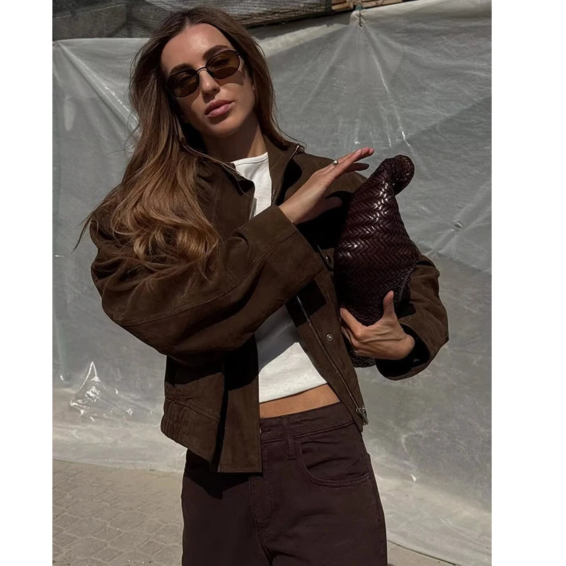 Autumn Street Chic Oversized Jacket